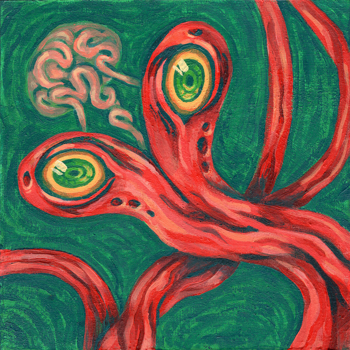 SPLIT, Acrylic on Canvas, 2025